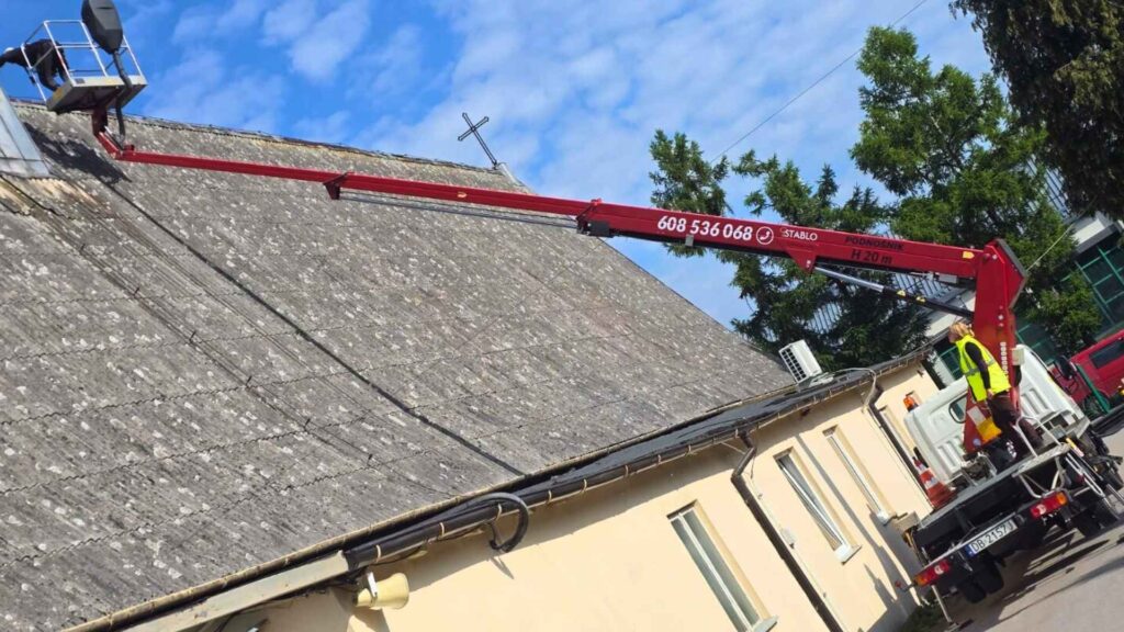 Prace z wykorzystaniem zwyżki Jan Pieron