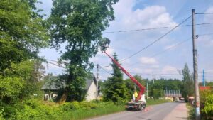 Prace z wykorzystaniem zwyżki